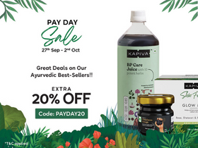 Kapiva Pay Day Sale: Get Flat 20% Discount + Free Shipping on Sitewide